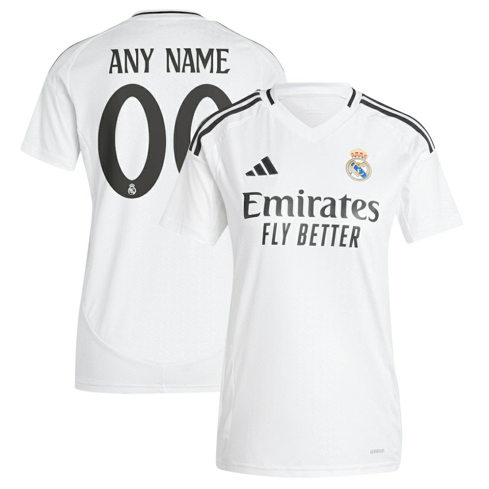 Real Madrid Women's 2024/25 Home Replica Custom Jersey