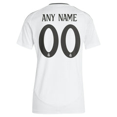 Real Madrid Women's 2024/25 Home Replica Custom Jersey