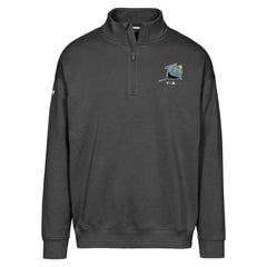 Black Tampa Bay Rays Levelwear Murray Core Logo Quarter-Zip Pullover Top
