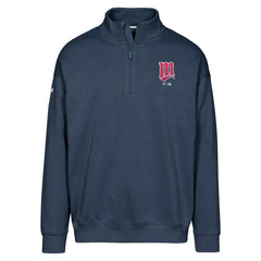 Navy Minnesota Twins Levelwear Murray Core Logo Quarter-Zip Pullover Top
