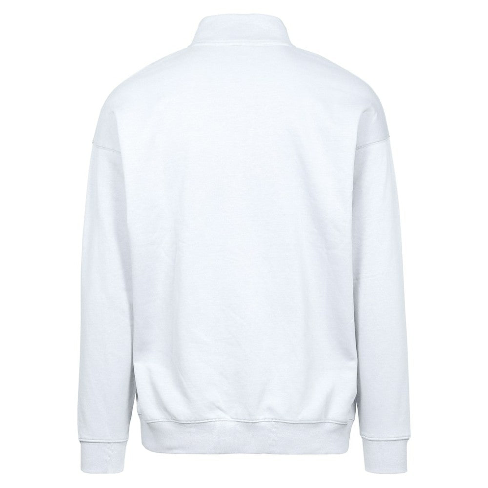 White Atlanta Braves Levelwear Murray Core Logo Quarter-Zip Pullover Top