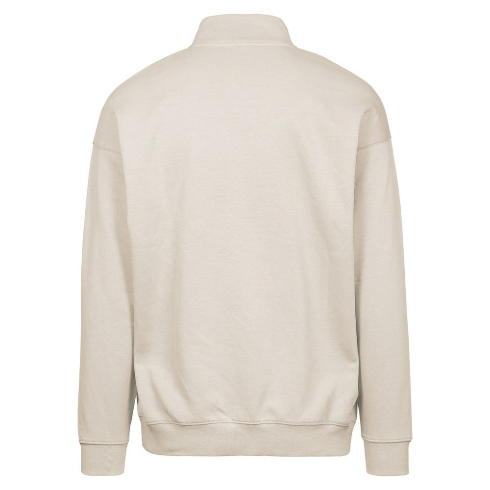 Khaki Chicago Cubs Levelwear Murray Core Logo Quarter-Zip Pullover Top