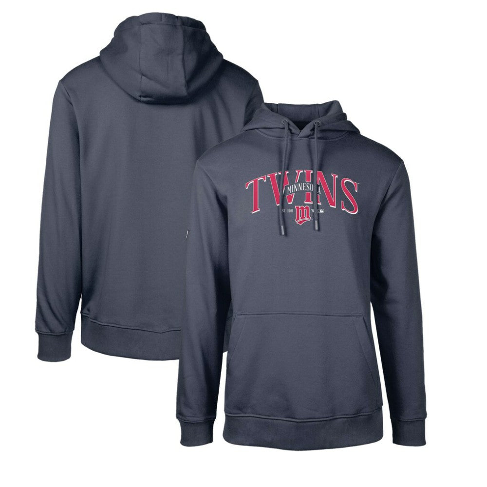 Navy Minnesota Twins Levelwear Cooperstown Collection Podium Retro Spellout Pullover Hoodie