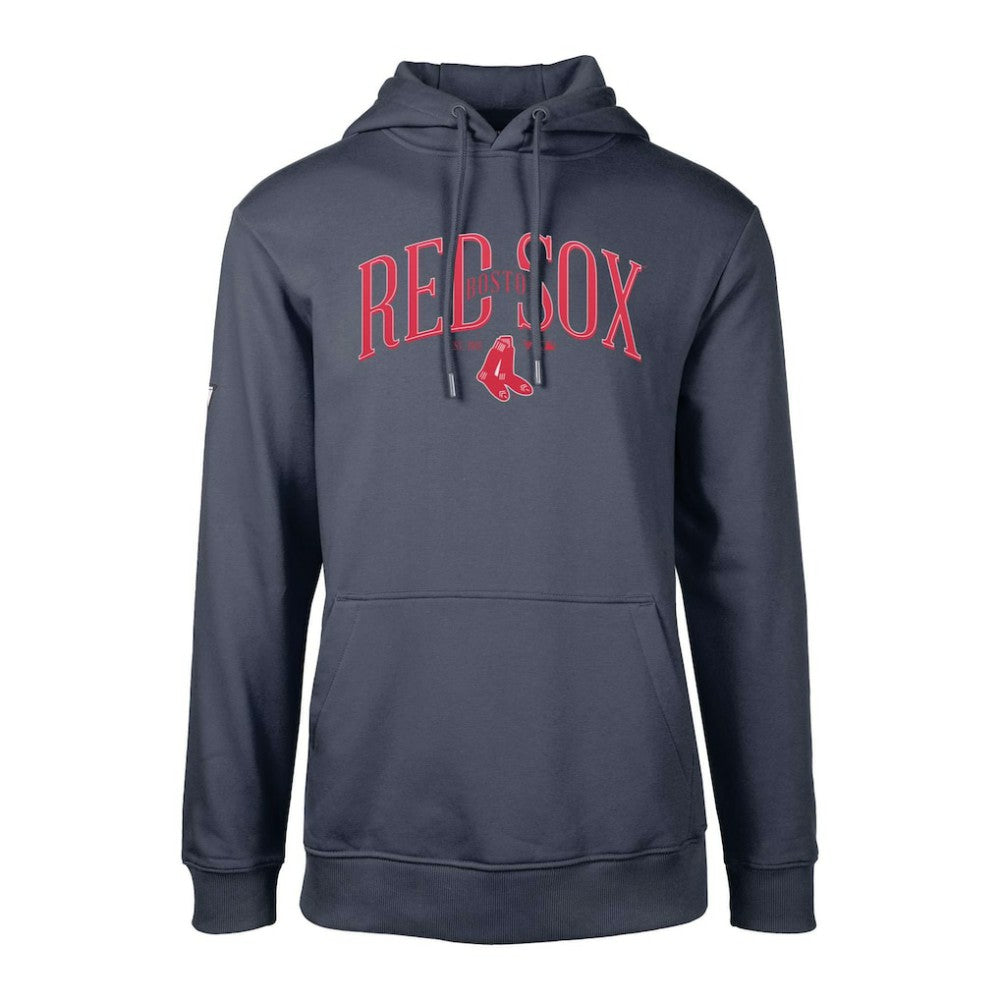 Navy Boston Red Sox Levelwear Cooperstown Collection Podium Retro Spellout Pullover Hoodie