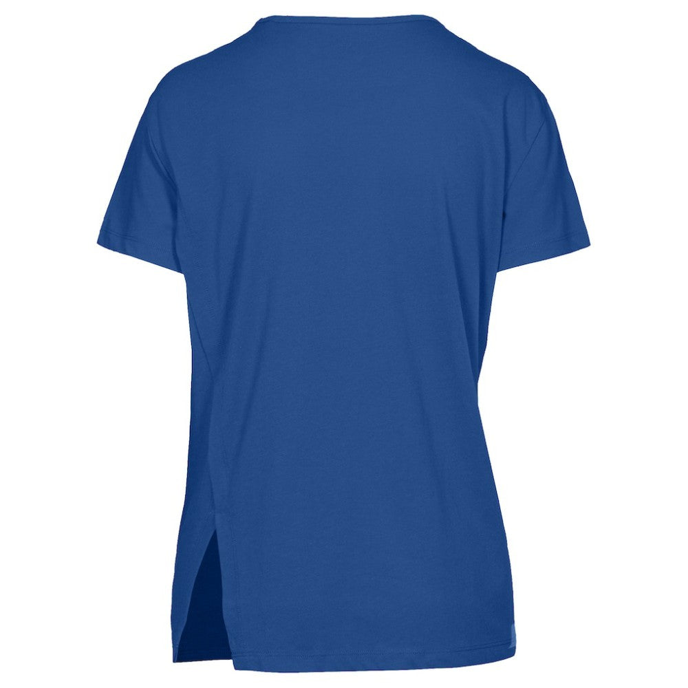 Royal Texas Rangers Levelwear Women's Influx Cooperstown Core Logo T-Shirt