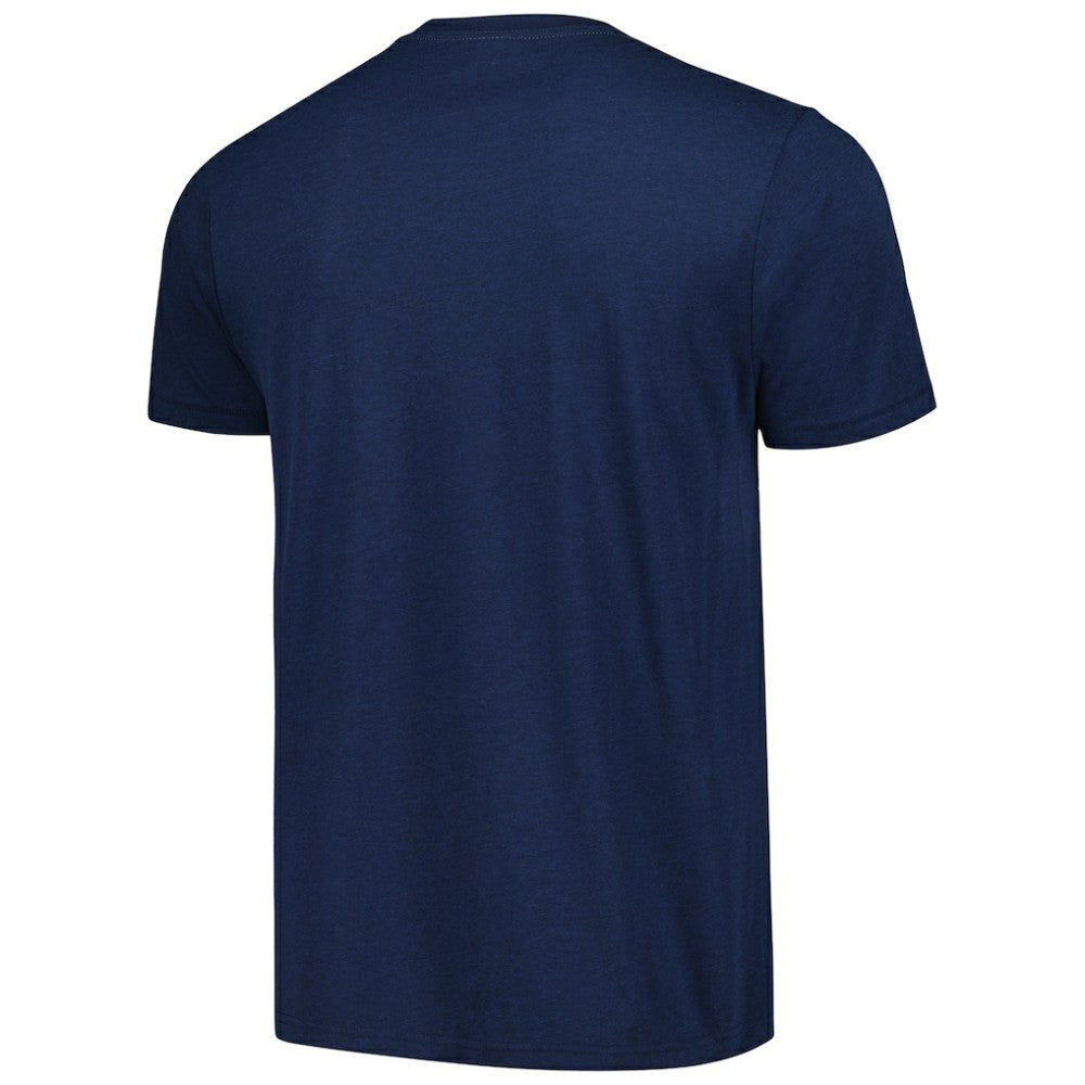 Navy Seattle Mariners Homage Hand-Drawn Logo Tri-Blend T-Shirt
