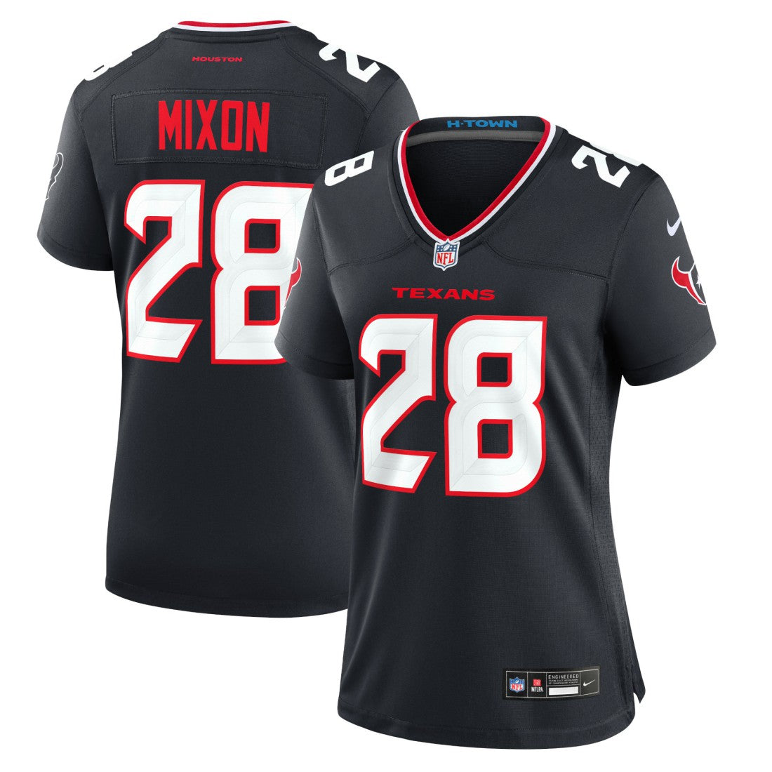Joe Mixon  Women's Game Jersey - Houston Texans Jerseys