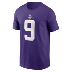J.J. McCarthy  Name & Number T-Shirt - Minnesota Vikings T-shirts