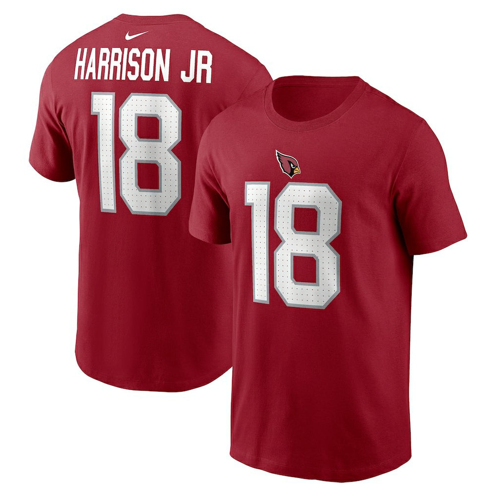 Marvin Harrison Jr.  Name & Number T-Shirt - Arizona Cardinals T-shirts