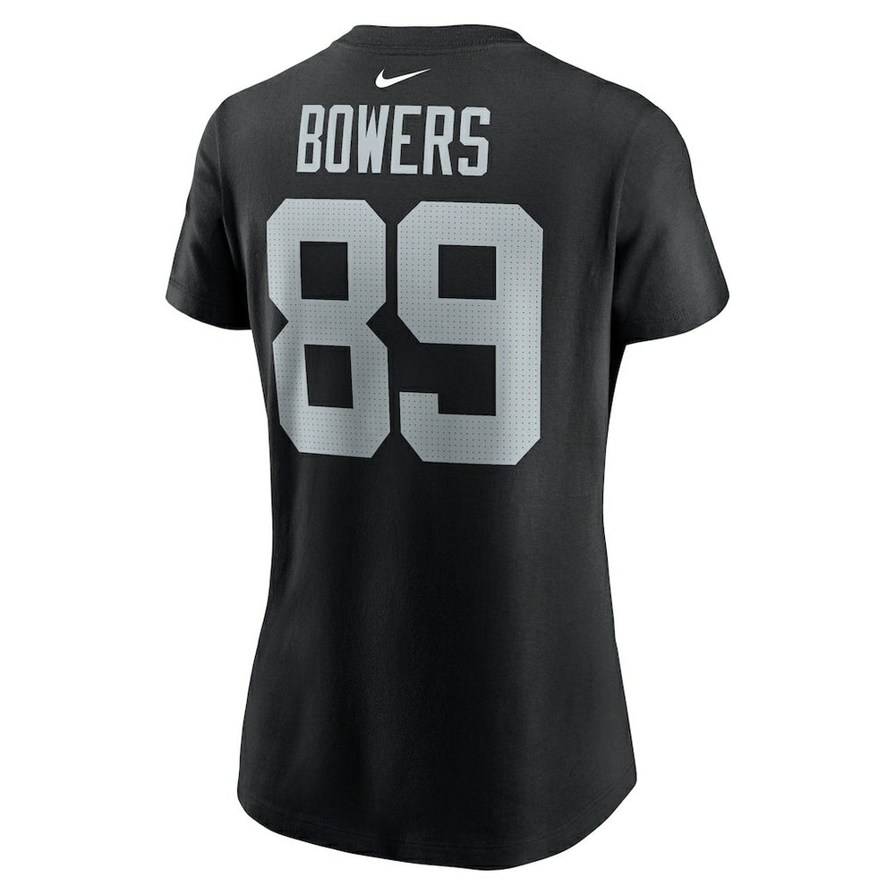 Brock Bowers  Women's Player Name & Number T-Shirt - Las Vegas Raiders T-shirts