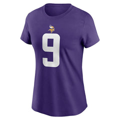 J.J. McCarthy  Women's Name & Number T-Shirt - Minnesota Vikings T-shirts