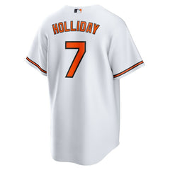 White Jackson Holliday Baltimore Orioles Nike Home Replica Player Jersey