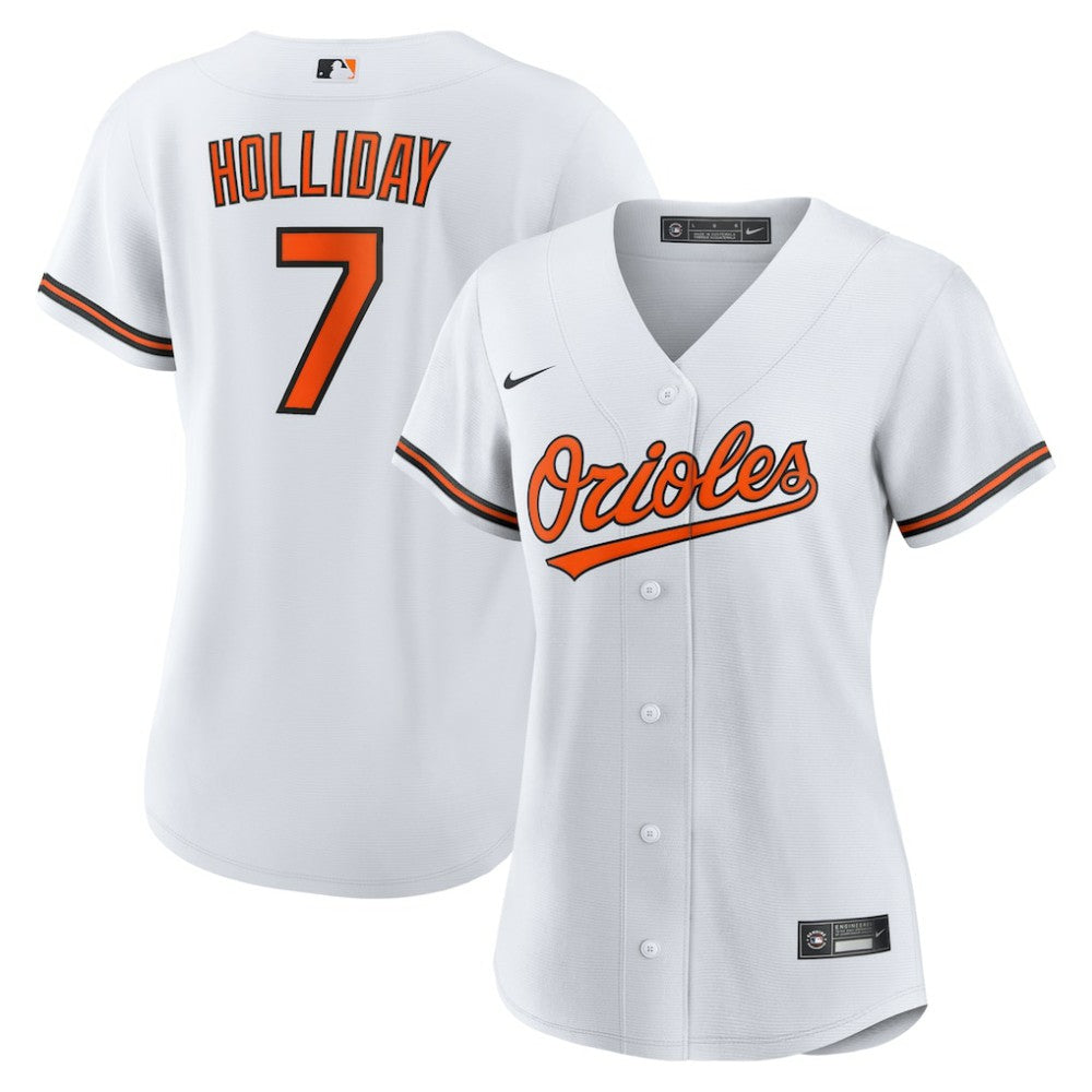 White Jackson Holliday Baltimore Orioles Nike Women's Home Replica Player Jersey