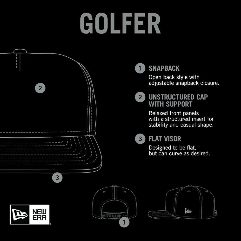Wakey Wakey Golfer Snapback Hat - Los Angeles Rams Hats
