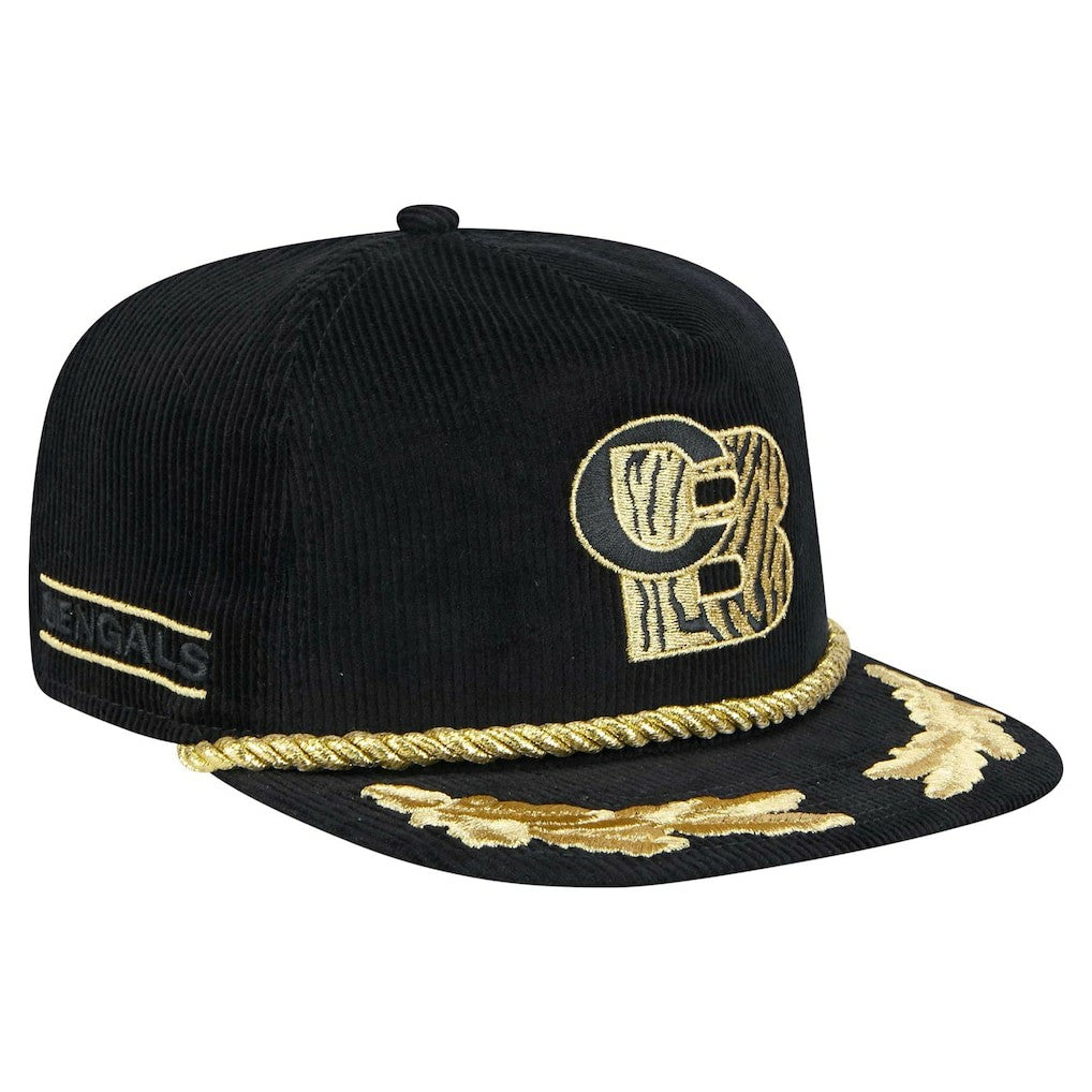 City Originals Corduroy Skipper Golfer Snapback Hat - Cincinnati Bengals Hats
