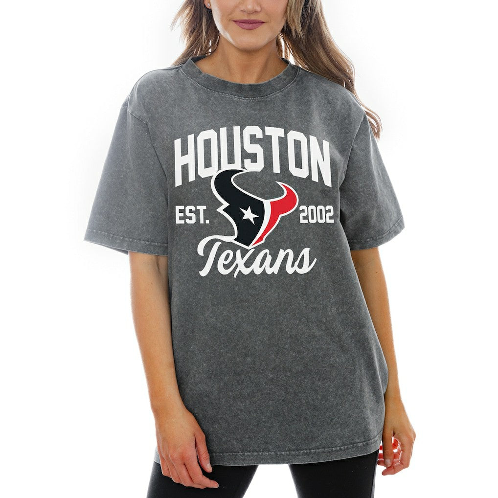 Gameday Couture Women's Tackle Titan Relaxed Fit T-Shirt - Houston Texans T-shirts