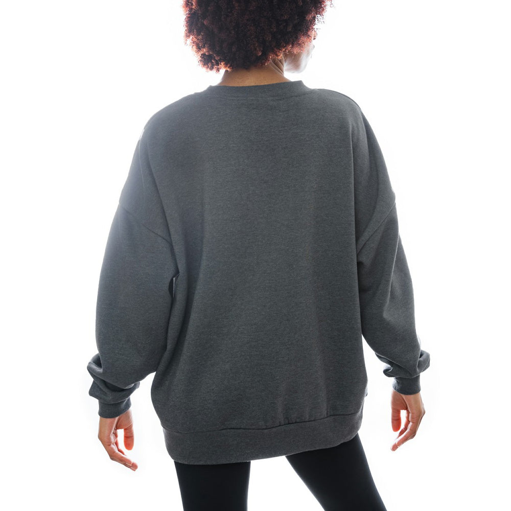 Gameday Couture Women's Oversized Long Weekend Premium Fleece Drop Shoulder Pullover Sweatshirt - Houston Texans Pullover