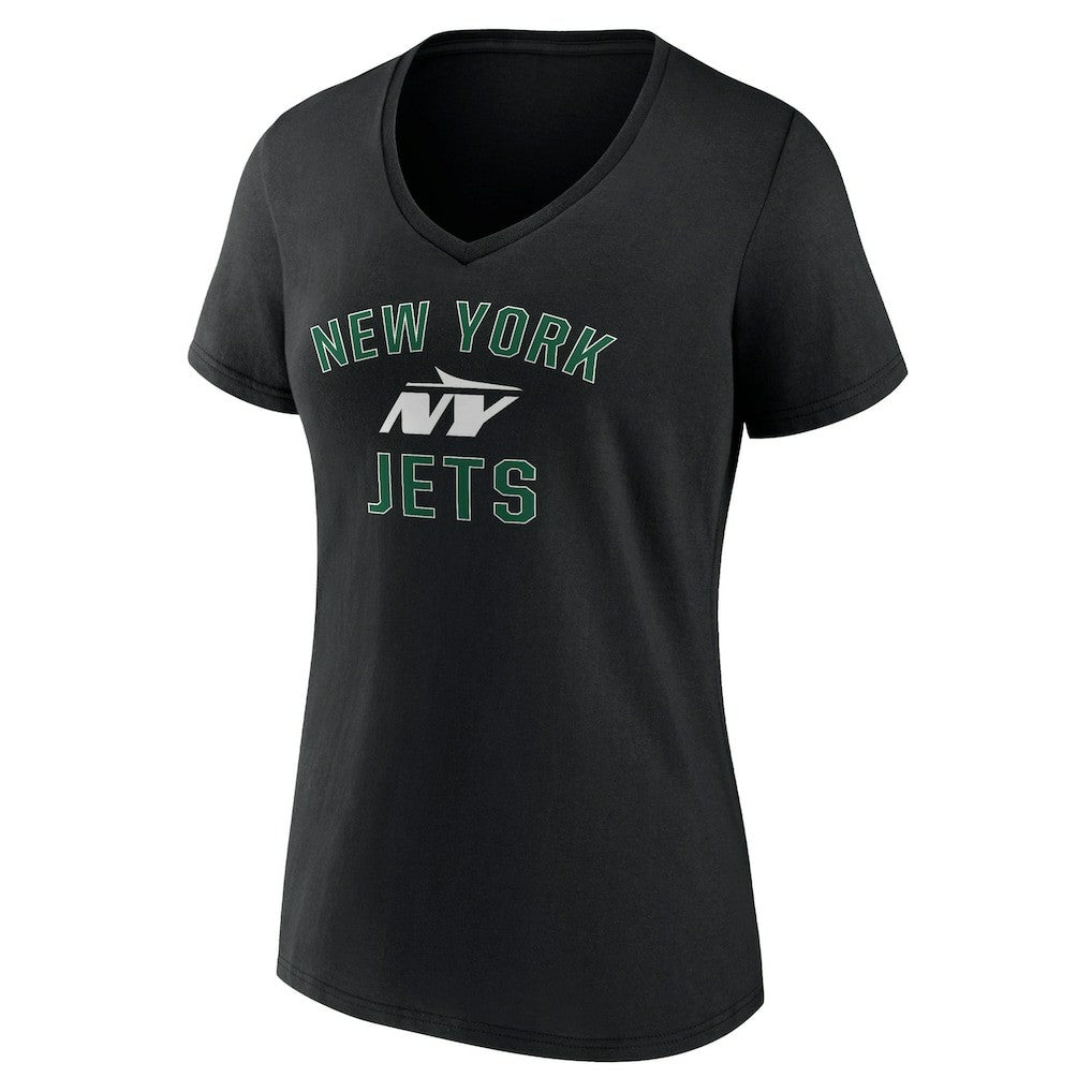 Women's Victory Arch V-Neck T-Shirt - New York Jets T-shirts
