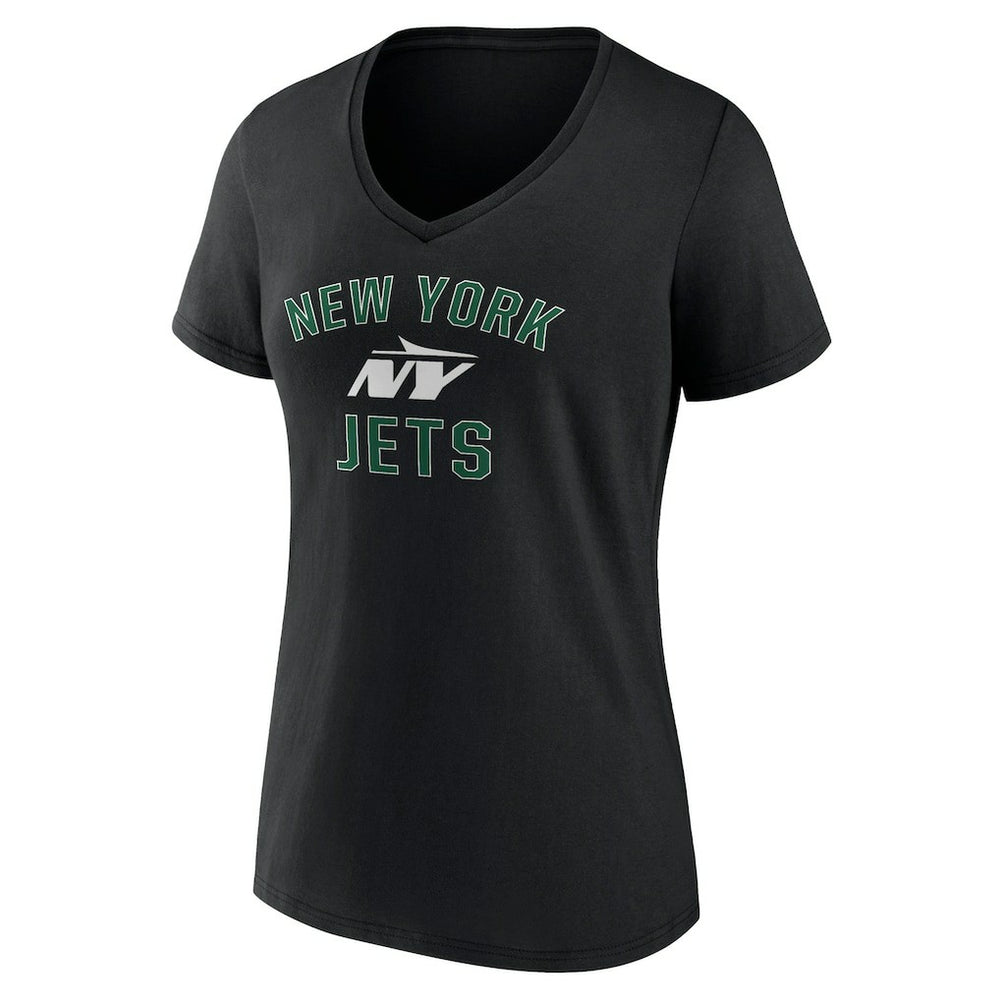 Women's Victory Arch V-Neck T-Shirt - New York Jets T-shirts