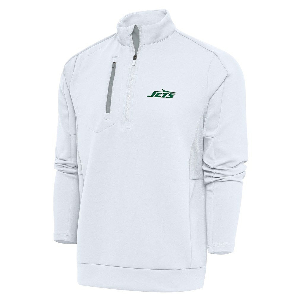 Antigua Generation Quarter-Zip Pullover Top - New York Jets Pullover