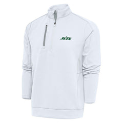 Antigua Generation Quarter-Zip Pullover Top - New York Jets Pullover