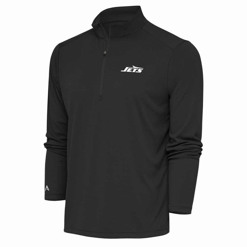 Antigua Tribute Quarter-Zip Pullover Top - New York Jets Pullover