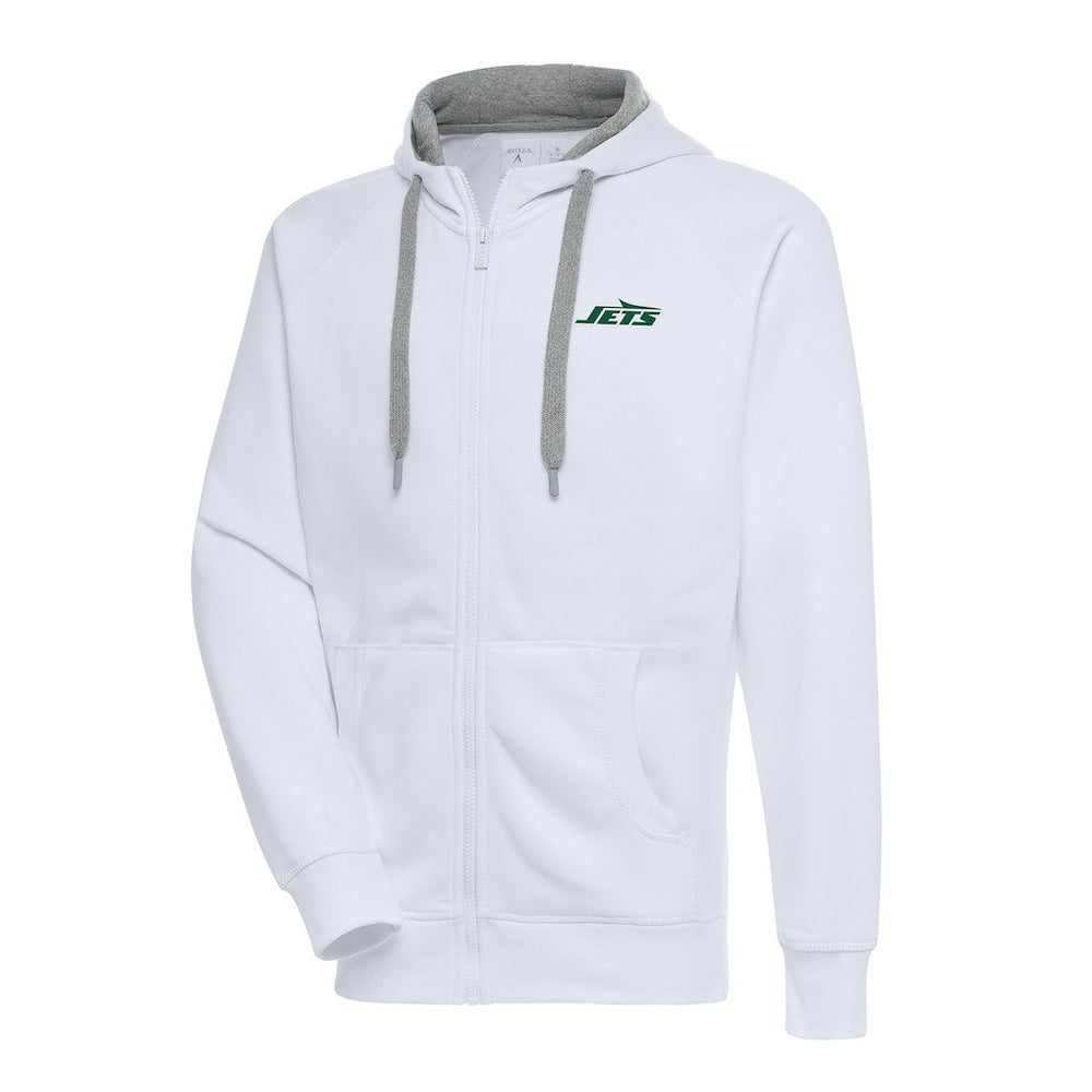 Antigua Big & Tall Victory Full-Zip Hoodie - New York Jets Hoodies