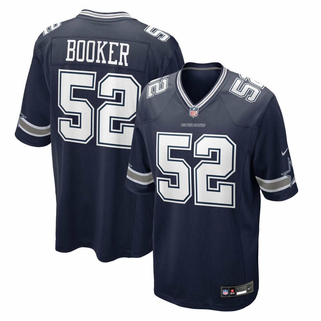 Tyler Booker  2025 NFL Draft First Round Pick Game Jersey - Dallas Cowboys Jerseys