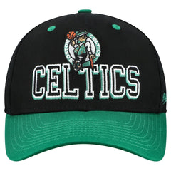 Mitchell & Ness Boston Celtics Backside Script 2-Tone Pro Crown Adjustable Hat
