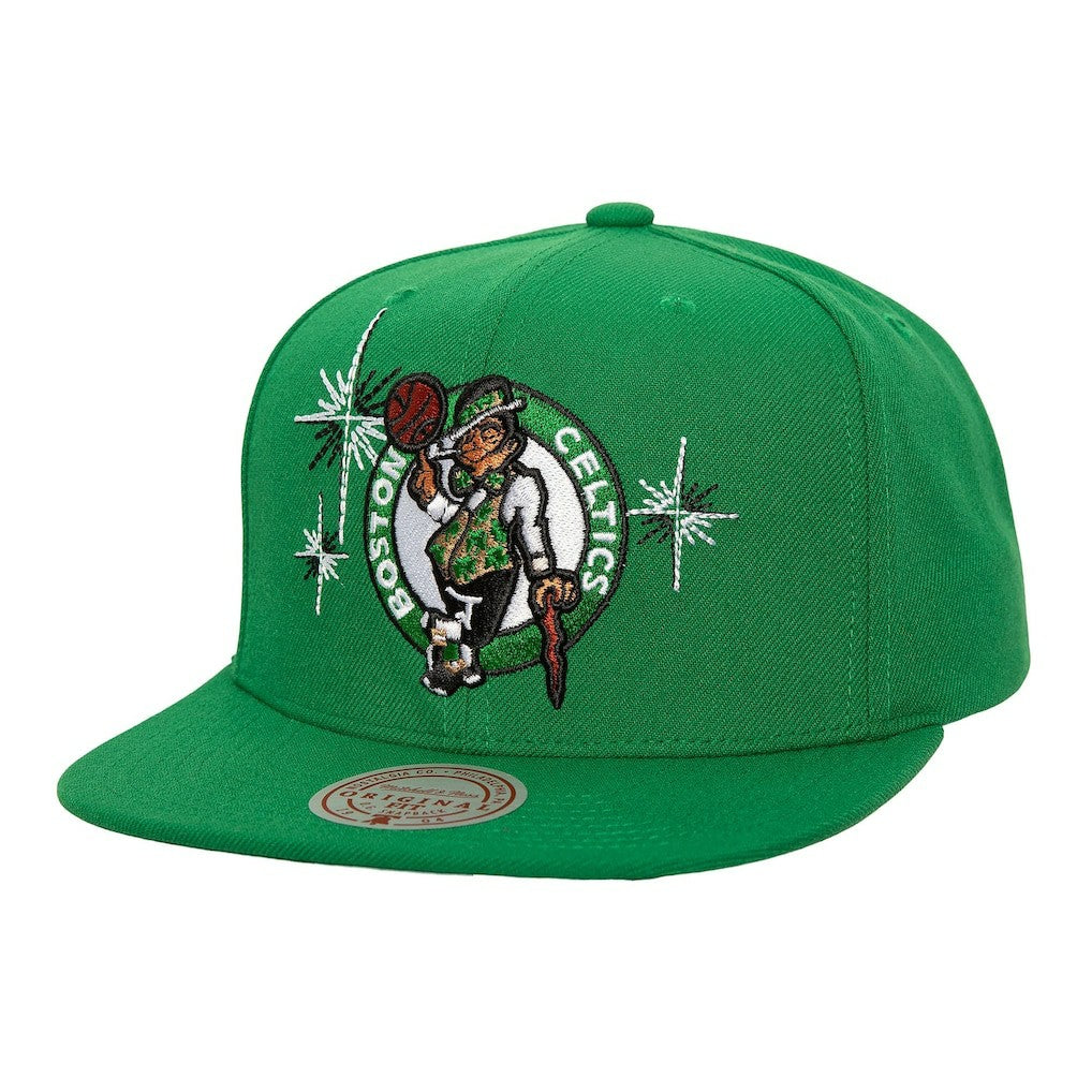 Mitchell & Ness Boston Celtics Starlight Snapback Hat