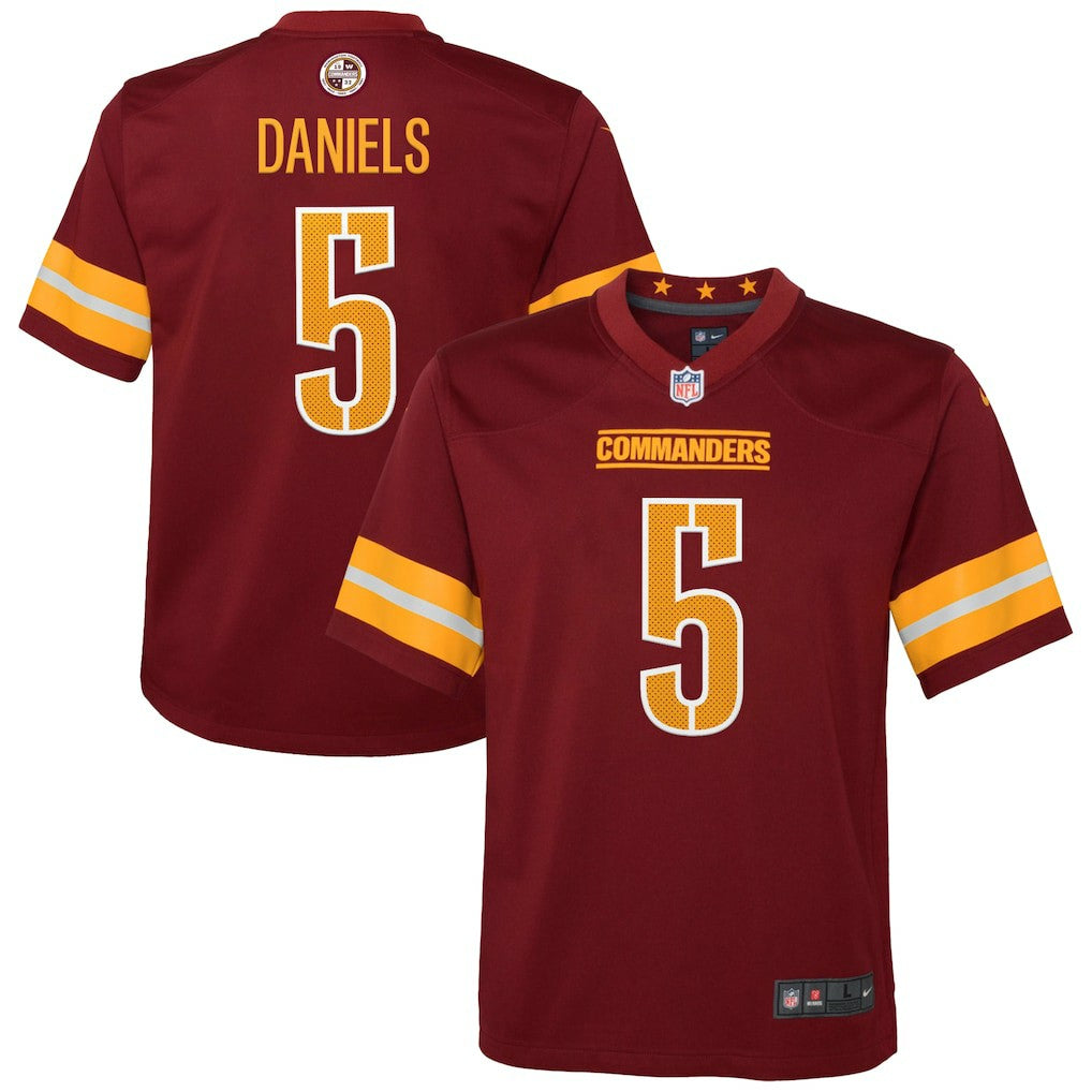 Jayden Daniels  Youth Game Jersey - Washington Commanders Jerseys