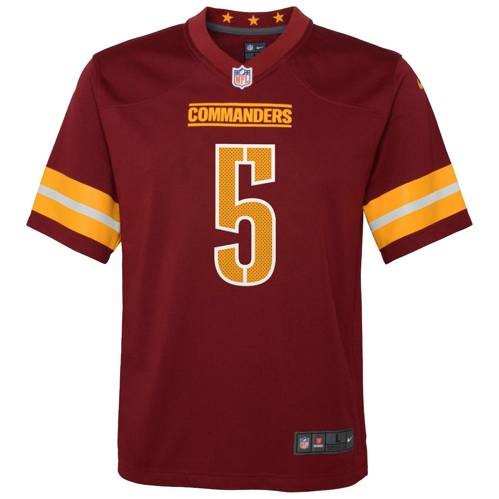Jayden Daniels  Youth Game Jersey - Washington Commanders Jerseys