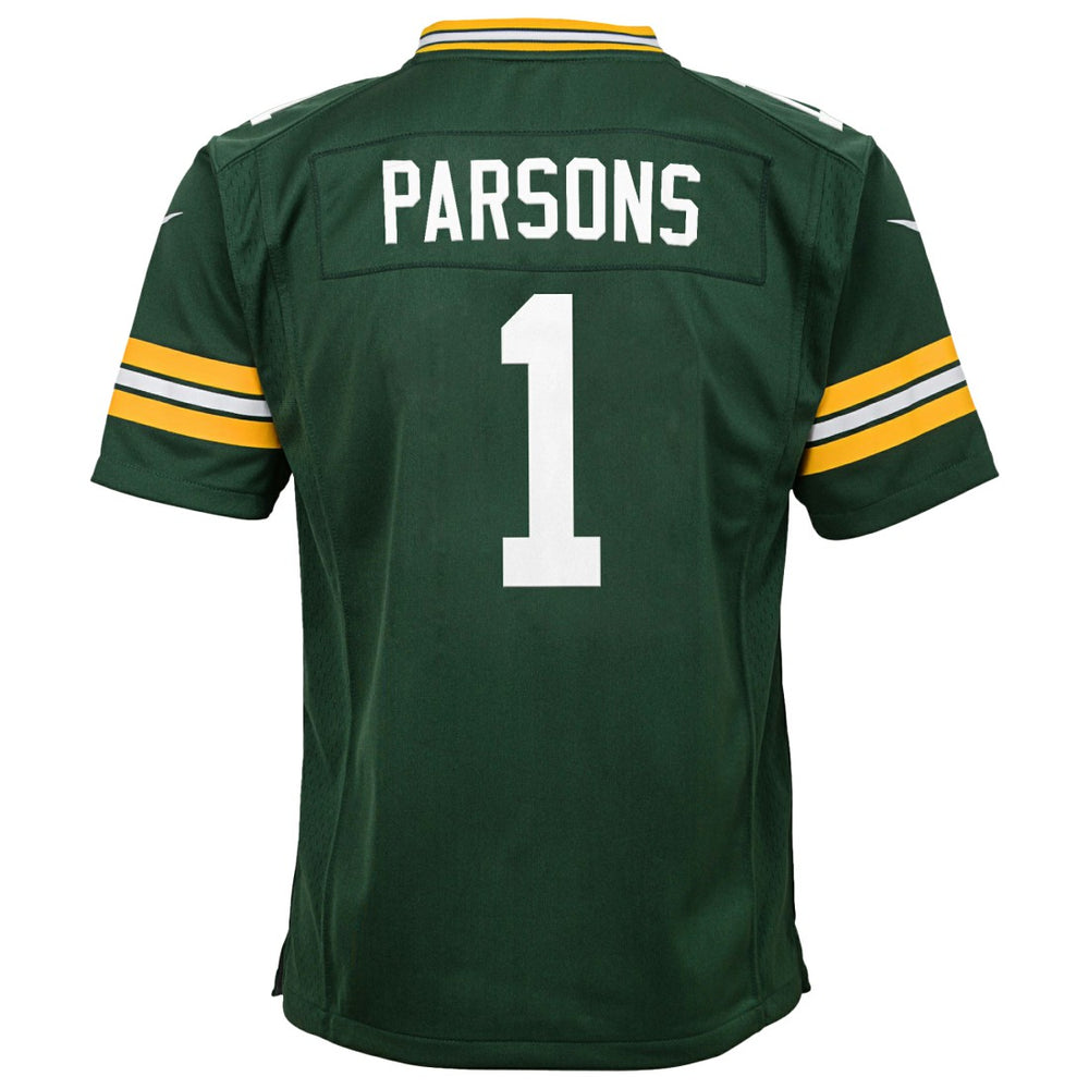 Micah Parsons  Youth Game Player Jersey - Green Bay Packers Jerseys