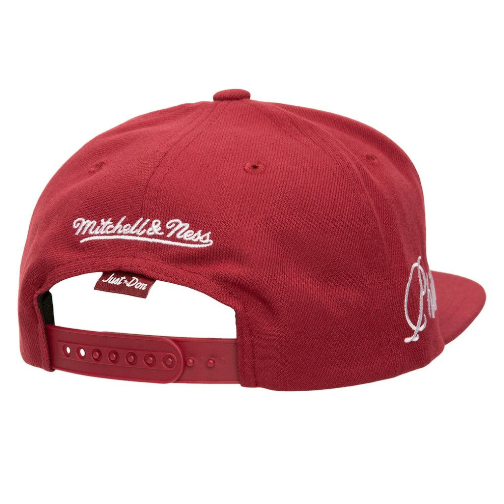 Maroon Philadelphia Phillies Mitchell & Ness Just Don x MLB Lux Script Snapback Hat