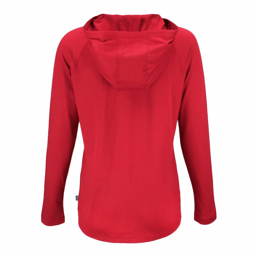Cutter & Buck Women's Coastline Epic Comfort Eco Recycled Raglan Pullover Hoodie - Arizona Cardinals Hoodies