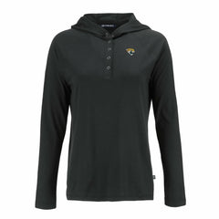 Cutter & Buck Women's Coastline Epic Comfort Eco Recycled Raglan Pullover Hoodie - Jacksonville Jaguars Hoodies