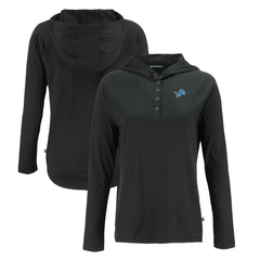 Cutter & Buck Women's Coastline Epic Comfort Eco Recycled Raglan Pullover Hoodie - Detroit Lions Hoodies