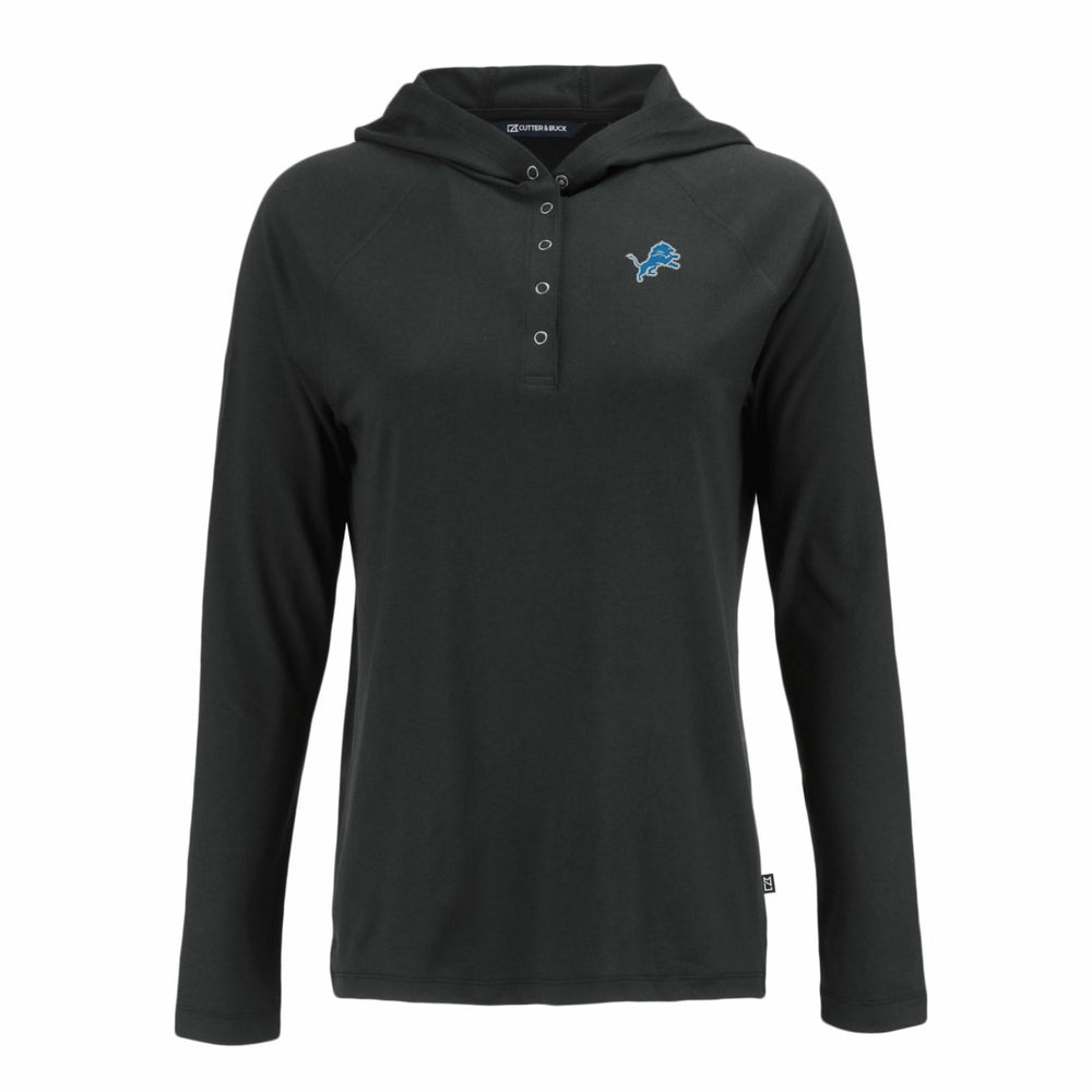 Cutter & Buck Women's Coastline Epic Comfort Eco Recycled Raglan Pullover Hoodie - Detroit Lions Hoodies