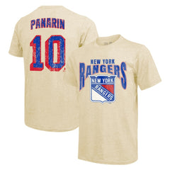 NHL Artemi Panarin New York Rangers Majestic Threads Dynasty Name & Number Tri-Blend T-Shirt