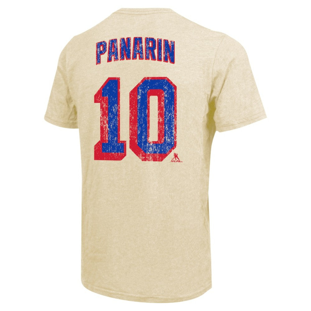 NHL Artemi Panarin New York Rangers Majestic Threads Dynasty Name & Number Tri-Blend T-Shirt