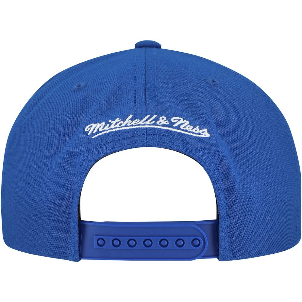 Royal Chicago Cubs Mitchell & Ness Double Up Snapback Hat