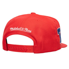 Red Philadelphia Phillies Mitchell & Ness Double Up Snapback Hat