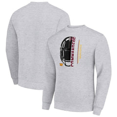 Starter Half Helmet Team Graphic Tri-Blend Fleece Pullover Sweatshirt - Washington Commanders Pullover