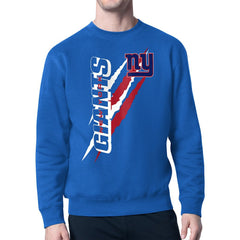 Starter Color Scratch Team Graphic Fleece Pullover Sweatshirt - New York Giants Pullover