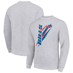 Starter Color Scratch Team Graphic Fleece Pullover Sweatshirt - Buffalo Bills Pullover