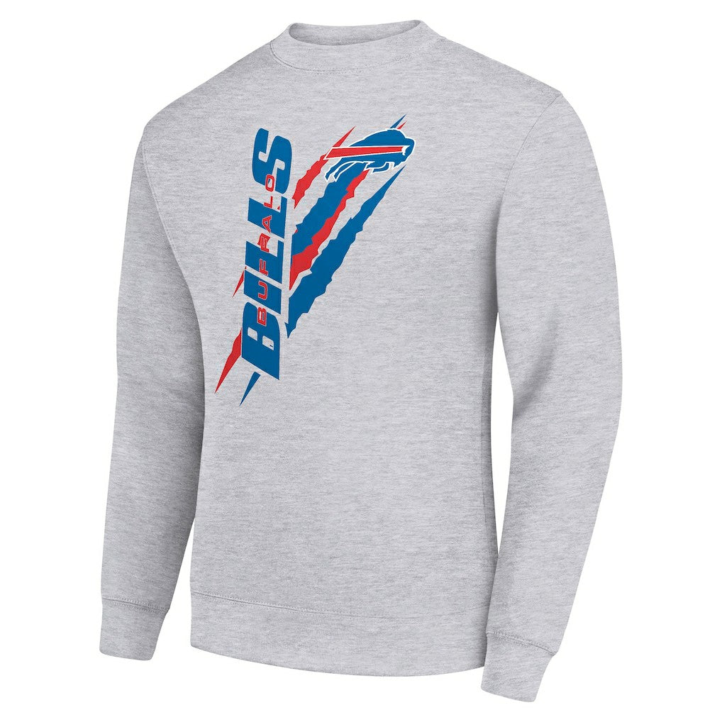 Starter Color Scratch Team Graphic Fleece Pullover Sweatshirt - Buffalo Bills Pullover