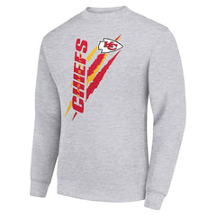 Starter Color Scratch Team Graphic Fleece Pullover Sweatshirt - Kansas City Chiefs Pullover