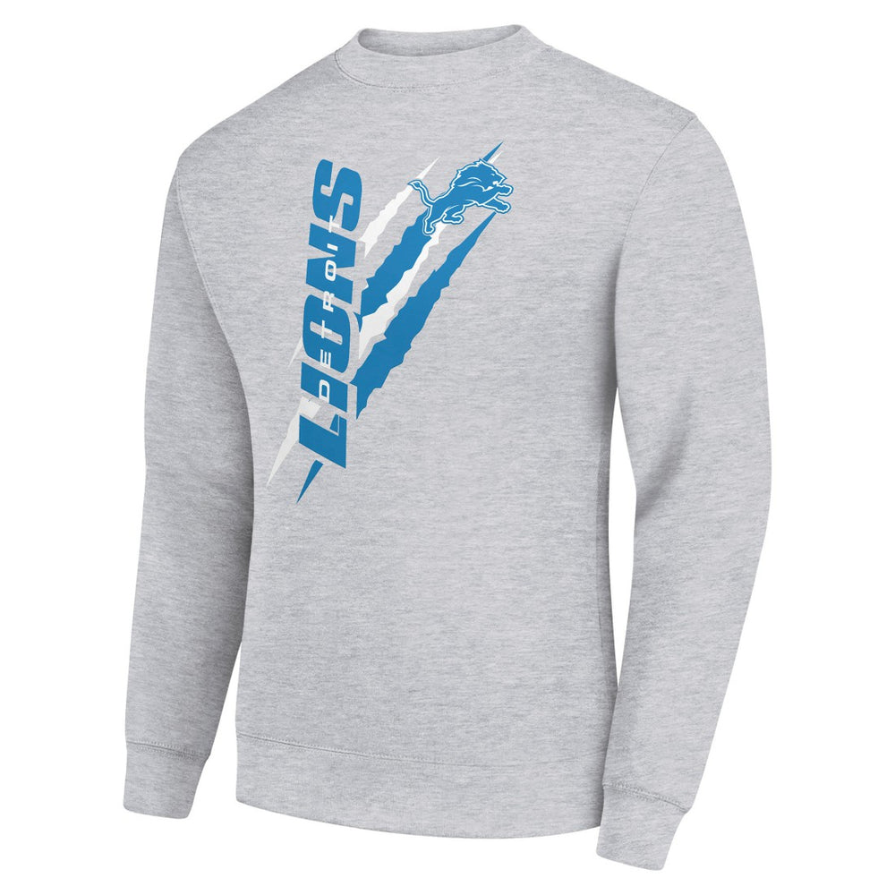 Starter Color Scratch Team Graphic Fleece Pullover Sweatshirt - Detroit Lions Pullover