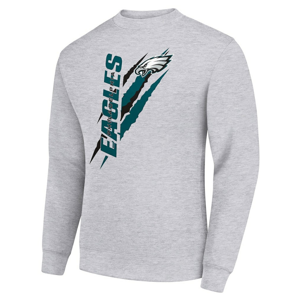 Starter Color Scratch Team Graphic Fleece Pullover Sweatshirt - Philadelphia Eagles Pullover