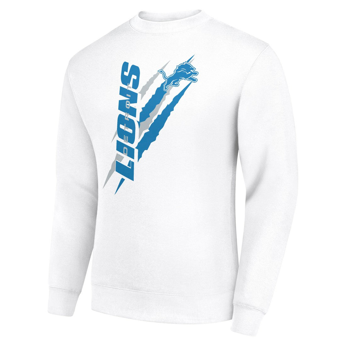 Starter Color Scratch Team Graphic Fleece Pullover Sweatshirt - Detroit Lions Pullover